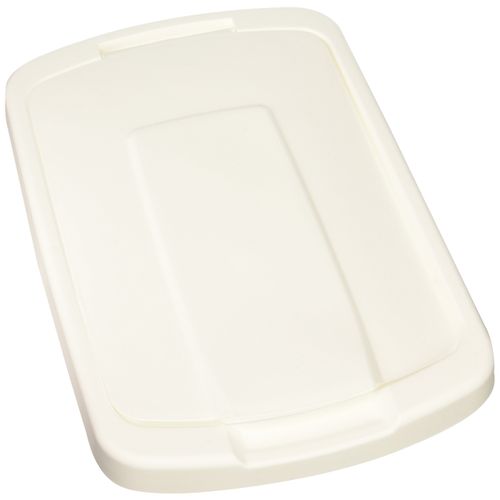 Knape & Vogt QT35LB-WH Trash Can Lid, 1.31-Inch by 14.5-Inch by 9.56-Inch,White