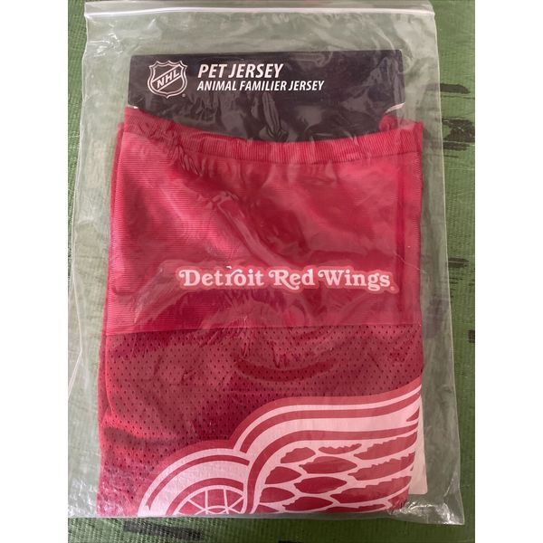 Detroit Red Wings NHL Pet Dog Ice Hockey Jersey