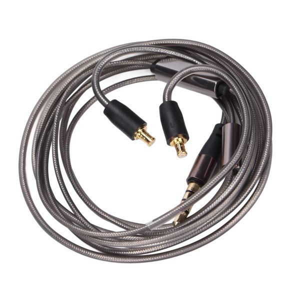 A2DC jack earphone cable, headphone upgrade cable with microphone such as ATH CKS1100, E40, E50, E70, LS200, LS300 etc