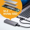 Sanwa Supply M.2 PCIe/NVMe SSD Case, USB-CVNVM1