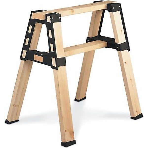 90196MI Custom Pro Brackets Sawhorse, 2 Pack , Black