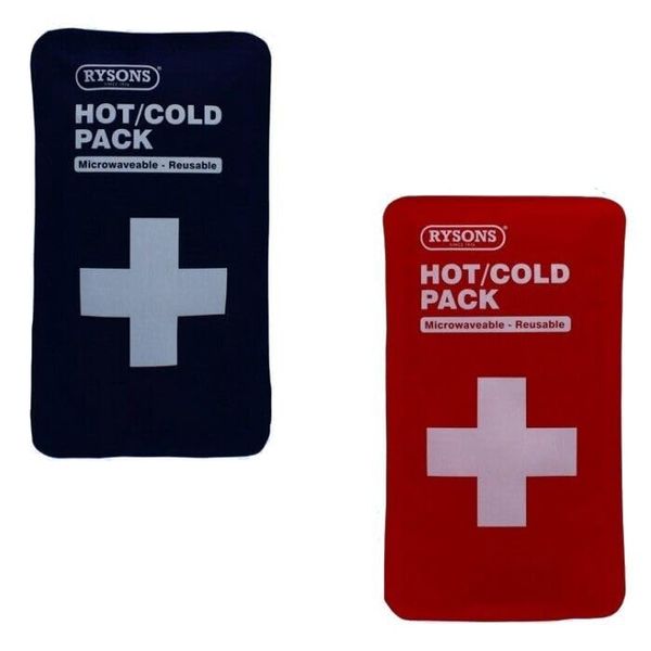 Pack of 2 Hot Cold Compress Pack Reusable Gel Ice Pad for Pain Relief, Muscle Pain, Swelling, Inflammation, Multi-Purpose