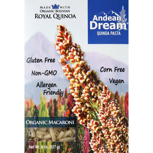 Andean Dream Gluten Free Organic Quinoa Pasta, 8 oz