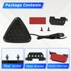 Triangle Tail Brake Light Pilot Stop Safety Flash Strobe Warning Indicator Rear