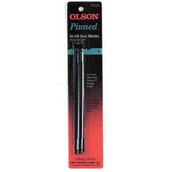 Olson SA4110 Pinned Scroll Saw Blades