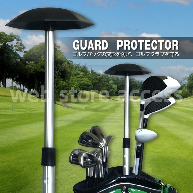 Bontrec Anti-Scratch and Breakage Protector! Golf Club Guard Protector Anti-Breakage Protection Stiff Arm Golf Bag Protector (Short, Blue)