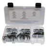 Captain O-Ring ORS/ORFS Flat Face Hydraulic Oring Seal Kit (180pc, Buna 90)