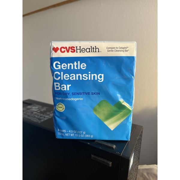 GENTLE CLEANSING BAR FOR DRY, SENSITIVE SKIN 3 BARS