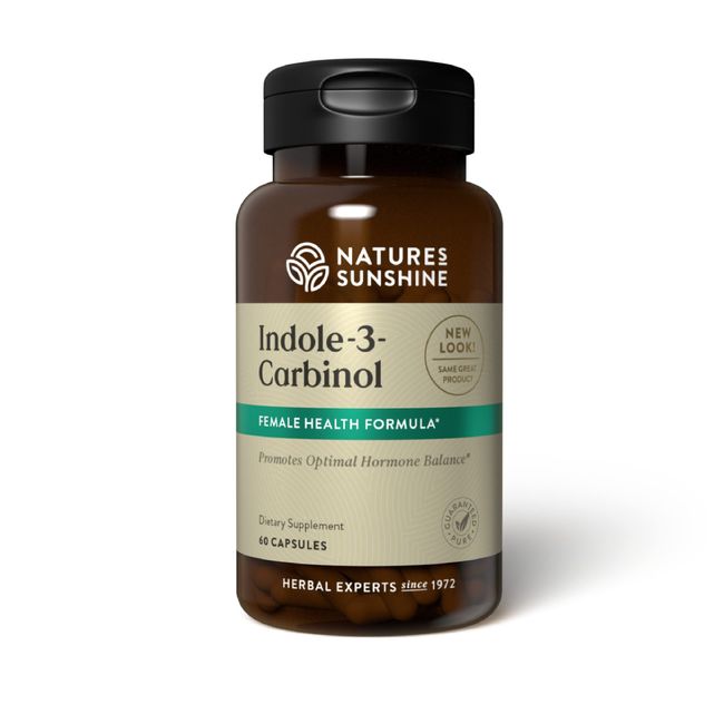 Nature's Sunshine Indole 3 Carbinol, 60 Capsules | Helps Maintain Hormone Balance for Women and Protects Estrogen-Influenced Organs from Cell Damage