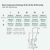 Juzo Basic 4411ad 20-30mmhg Knee-High Open Toe Compression Stocking