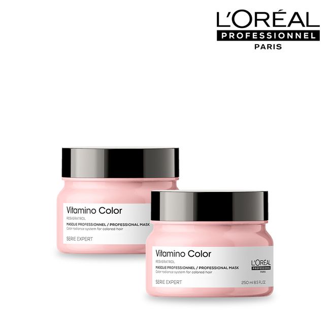 [For color-treated hair care] L’Oreal Vitamino Mask 250ML + Mask 250ML Duo Set