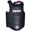 KWON Bay Double Full Contact Body Armour Protective Vest Belly Protector Body Shield Muay Thai Thai Boxing MMA Martial Arts K1 K 1, black