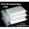 300 -9"x12" Clear Plastic Zipper Poly Locking Reclosable Bags 2 MiL