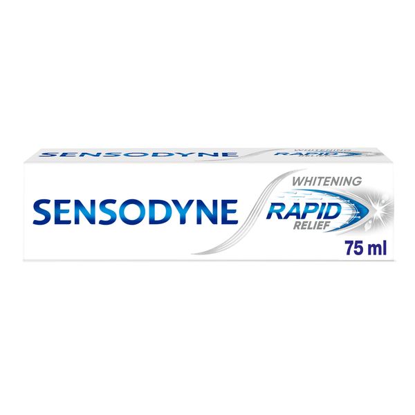 Sensodyne Rapid Relief Teeth Whitening Toothpaste, 75 ml