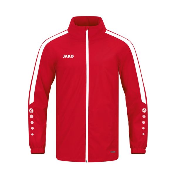 JAKO Kinder Allwetterjacke Power, Rot, 128