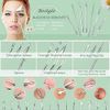 Bestgle Set of 10 Blackhead Remover Tool Kit Professional Acne Pimple Come-done Extractor Tweezers Tool Stainless Steel Blackheads Removal Tool for Whitehead Blemish Curing Facial