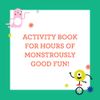 Coloring Book with Stickers Monsters