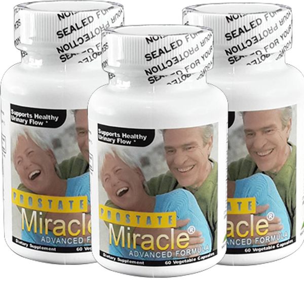 3 Bottles Of Prostate Miracle Advanced Formula ($26.95 each)