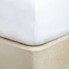 Mitre Essentials Divan Bed Base Wrap in Oatmeal - Faux Suede Finish with Elasticated Edges - Polyester - Double