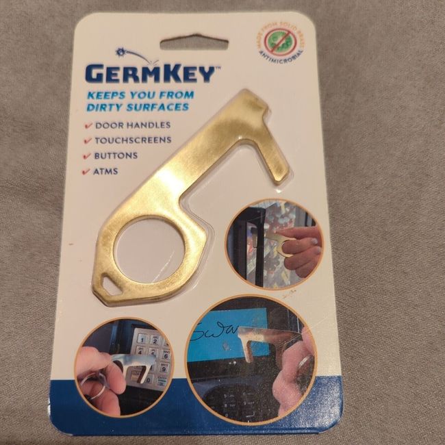 Germ Key Protect From Dirty Surfaces, Doors, Elevator Buttons, ATM's Etc.