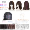 Brightlele tf1703-BK Women's Wig, Medium, Full Wig, Semi-Long Wig, Women's