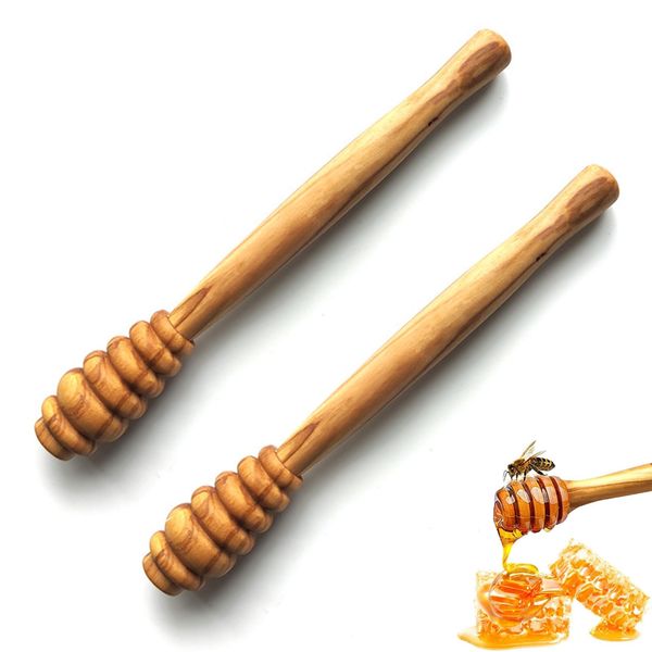 Tomuvpzn Olive Wood Honey Spoon