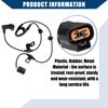 Hihaha ABS Wheel Speed Sensor for Mitsubishi L200/Rear Left/Durable/1 Pcs