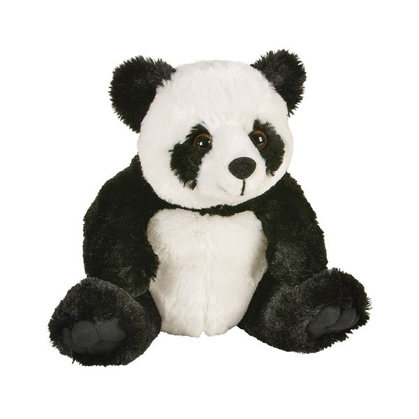 Adventure Planet 8" Panda Plush Stuffed Animal Toy, Black