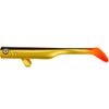 LMAB Drunk Bait 8, 12, 16 & 20 cm - Rubber Fish Fishing Lure - Rubber Bait for Zander, Perch & Pike - Zander Bait Perch Bait Pike Bait (16 cm, Gold Orange)