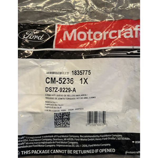 New OEM 2014-16 Ford Fusion fuel injector O-ring service kit #DS7Z-9229-A