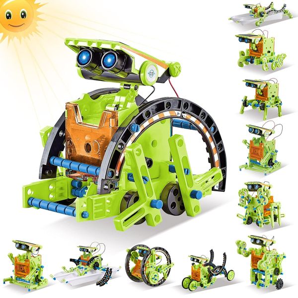 JOYENDER 12-in-1 STEM Robot Toys, Solar Power Science Kits Gifts for Kids Age 8 9 10 11+, Teenage Engineering Construction Educational Toys, Building Toys for 8 9 10 11 12 Year Old Boys Girls