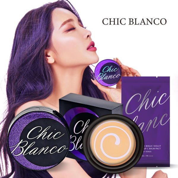 [Chic Blanco][Single Package] Chic Blanco Full Cover Up Night Pact (Main Product*1+Refill*1)