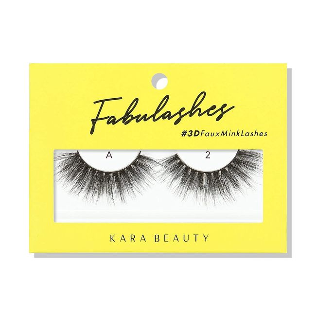 KARA BEAUTY FABULASHES 3D Faux Mink False Eyelashes - Style A2