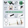 Fertilizer Injector for Drip Irrigation, 0.4%-4% Adjustable Dosing Pump, 3/4'' N