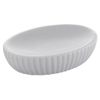 Gedy Marika Soap Dish, Ceramic, Grey, 8.3 x 12 x 3