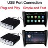USB External Car Universal CD Player USB Connection Portable CD Player for Car