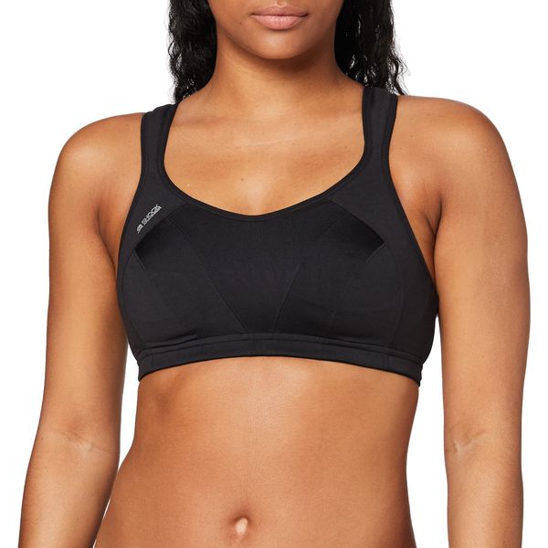 Champion Women's Shock Absorber S4490 Active Multi Sports Bra Sports Bra, Black, 34B