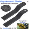 For Wolverine Skidsteer Brush Hog Cutter REPLACEMENT Blades Heavy Duty AR400 2pc