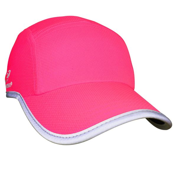 Headsweats Race Hat Women Sport Cap Hi Vis Reflective Running Hat – Neon Pink Plain 7700 890R