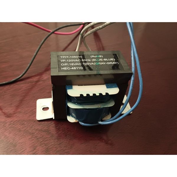 TPIT-105010 Garage Door Opener Transformer 120 V to 18 V