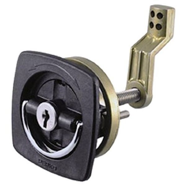 Perko 0931DP1BLK Flush-Mount Locking Latch, black