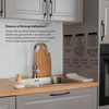 TOOLSSIDE 2 Pack Kitchen Conversion Sign with Kitchen Measurement Conversion Chart for Bulk Products – Vinil Kitchen Conversion Decals - Measurement Chart for Kitchen. They are Clear!