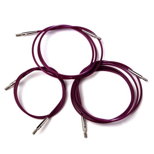 Cord Knitting Needle + End Caps + Slides 60 cm