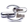 Chrome Motorcycle Mirrors Mini Oval for Harley Davidson Dyna Softail Sportster