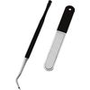 Hexint 4pcs Toenail Clippers for Thick or Ingrown Toenails Stainless Steel Podiatrist Tool Strong Big Hard Nails Scissors Clipper Lifter File Kit