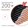Disposable Eye Shadow Applicator Short Sponge Dual End End Makeup Wands Cosmetic