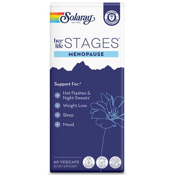 Solaray Her Life Stages Menopause 60 Vcaps