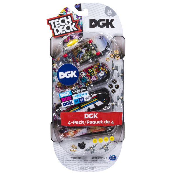 TECH DECK Finger Skateboards (4 Pack) - 2F