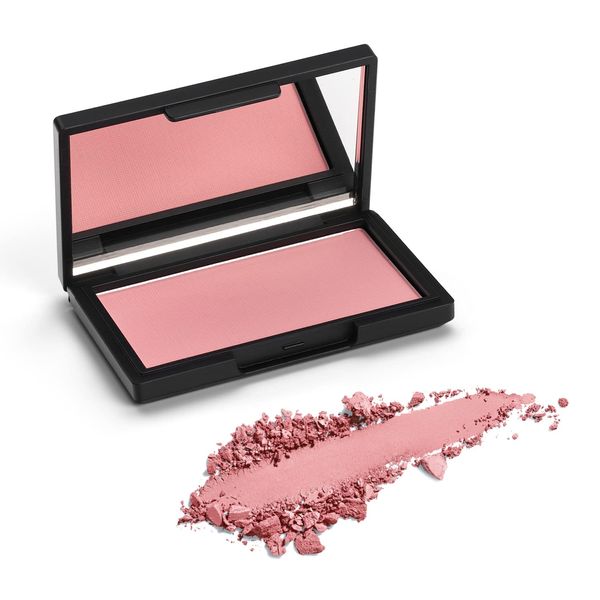 Phase Zero Makeup Powder Blusher - "Cotton Candy" - 4g / 0.141oz - Full Coverage, Natural Blush - Soft, Buildable Pink, Coral, Peach & Golden Hues