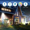 DEWENWILS 2-Pack 6670 Lumen Security Wall Light Outdoor LED Floodlight for Yard